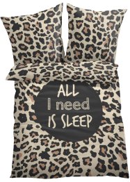 Parure de lit réversible imprimé léopard, bpc living bonprix collection