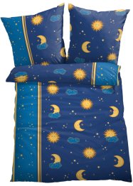 Parure de lit avec soleil, lune et étoiles, bpc living bonprix collection