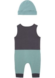 Combinaison bébé en sweat en coton (Ens. 2 pces.), bpc bonprix collection