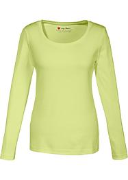T-shirt coton à col rond manches longues, bpc bonprix collection