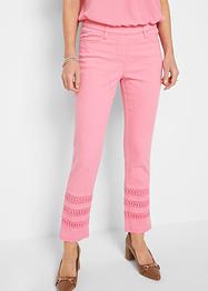 Pantalon 7/8 en bengaline base ajourée, bpc selection