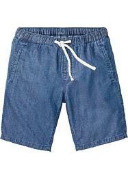 Bermuda taille extensible avec Lyocell et lin, Loose Fit, John Baner JEANSWEAR