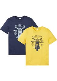 Lot de 2 T-shirts, John Baner JEANSWEAR