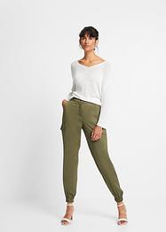 Pantalon cargo avec taille confortable, BODYFLIRT