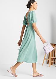 Robe midi avec laçage au dos, RAINBOW