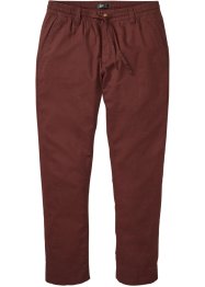 Pantalon chino avec lin majoritaire Regular Fit, Straight, bpc bonprix collection