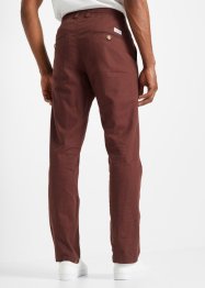 Pantalon chino avec lin majoritaire Regular Fit, Straight, bpc bonprix collection