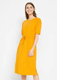 Robe en coton , longueur genou, avec élastique à la taille et poches, bonprix