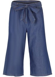 Jupe-culotte en denim léger avec taille confortable, bpc bonprix collection