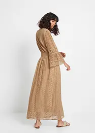 Robe longue aspect crochet, bonprix