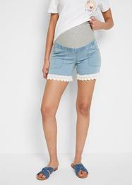 Short en jean de grossesse avec dentelle, bpc bonprix collection