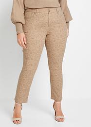 Pantalon extensible à imprimé floral, BODYFLIRT