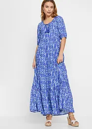 Robe longue imprimée en viscose, bonprix