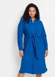 Robe midi à nouer sur le devant, bonprix