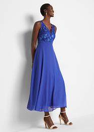 Robe en chiffon avec paillettes brodées, bpc selection premium
