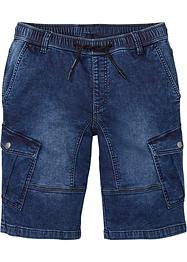 Bermuda jean-jogging avec poches cargo, Regular Fit, RAINBOW
