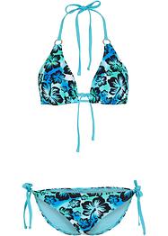 Bikini triangle (Ens. 2 pces.) avec polyamide recyclé, RAINBOW