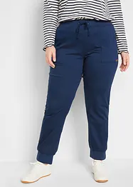 Pantalon en twill avec taille confortable, bonprix