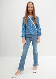 Blouse fille à encolure Carmen, bpc bonprix collection