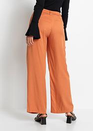 Pantalon chino avec plis creux en Lyocell, RAINBOW
