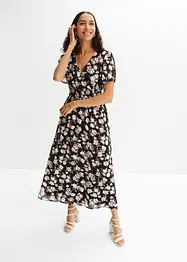 Robe longue à imprimé fleuri, bonprix