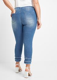 Jean Skinny avec détails effilochés, BODYFLIRT