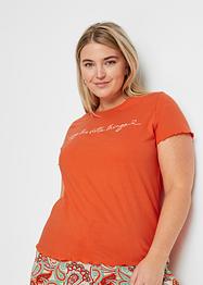 T-shirt avec inscription, RAINBOW
