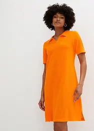 Robe longueur genou en tissu éponge avec col polo, bpc bonprix collection