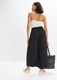 Pantalon ample en satin fluide, bonprix