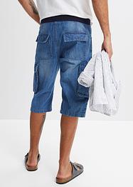 Bermuda long en jean, Loose Fit, John Baner JEANSWEAR