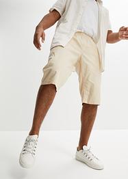 Bermuda long en lin majoritaire, Loose Fit, RAINBOW