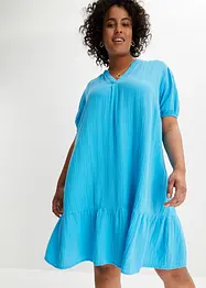 Robe en mousseline à volant, bonprix