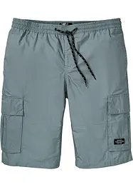 Bermuda cargo à taille élastiquée, Regular, bonprix