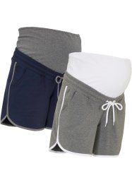 Lot de 2 shorts de grossesse en sweat avec coton, bpc bonprix collection