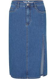 Jupe en jean extensible avec fente, John Baner JEANSWEAR