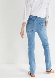 Jean straight, taille moyenne, retroussable, bonprix