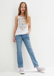 Top fille à imprimé petites fleurs en viscose, bpc bonprix collection
