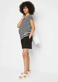 Lot de 2 bermudas de grossesse en molleton doux, bonprix