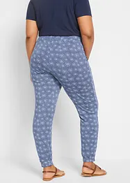 Pantalon en jersey avec imprimé, bonprix