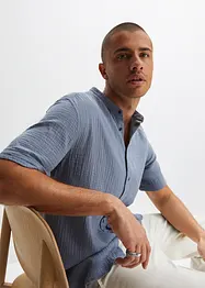 Chemise manches courtes en gaze de coton, bonprix