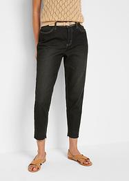 Jean Boyfriend avec broderie, longueur 7/8, bpc bonprix collection