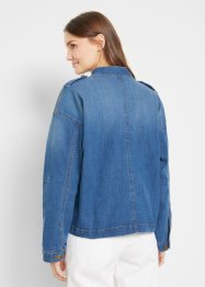 Veste en jean oversize avec manches retroussables, bpc bonprix collection
