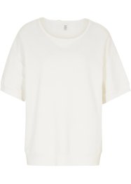 Sweat-shirt en coton, manches 1/2, bpc bonprix collection