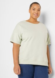 Sweat-shirt en coton, manches 1/2, bpc bonprix collection