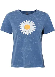 T-shirt imprimé délavé à l'acide, bonprix