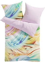 Parure de lit réversible avec motif abstrait, bpc living bonprix collection