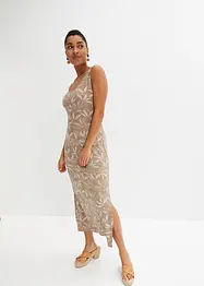 Robe longue avec fente avec viscose, bonprix