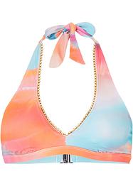 Haut de bikini dos nu exclusif avec polyamide recyclé, bpc selection premium