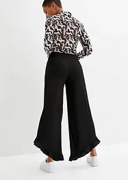 Pantalon jogger en crêpe texturé, bonprix