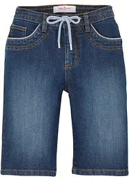 Bermuda en jean, coupe slim, taille mi-haute, bonprix